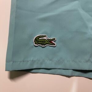 Lacoste Men's Logo Swim Shorts 2XL turquoise